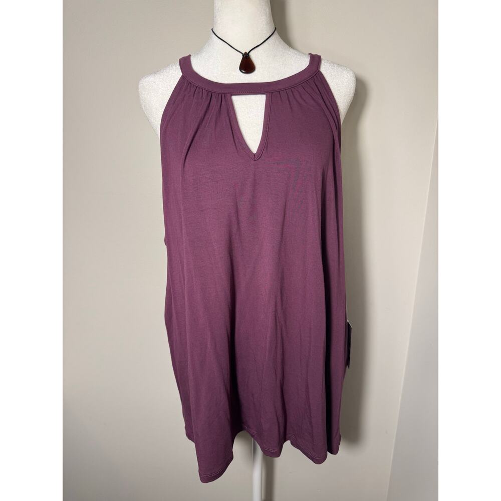NWT Market & Spruce Purple Tank Top Size 2X